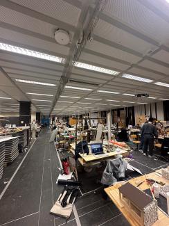 the chaos in the architecture studio