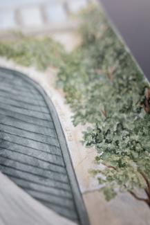 detail shot, very close up, watercolour illustration